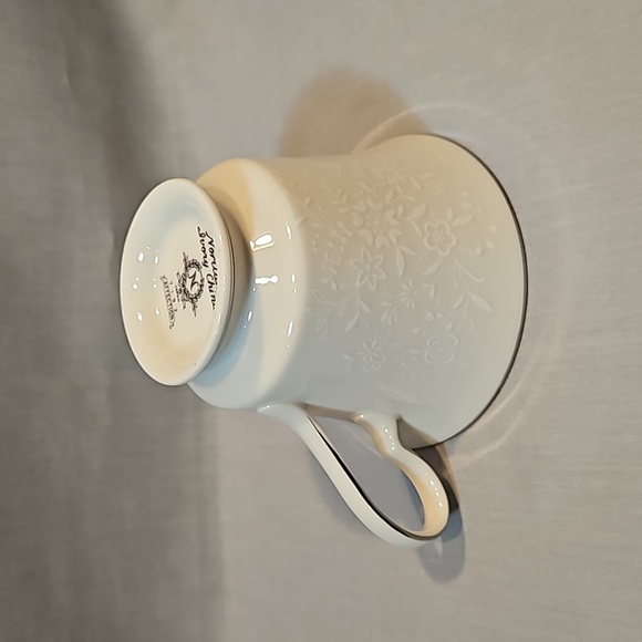 Noritake Affection 7192 Footed Cup & Saucer, Ivory China new - Picture 8 of 9